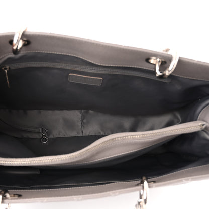 Chanel Caviar Quilted XL Grand Shopping Tote GST Light Grey 5 of 12
