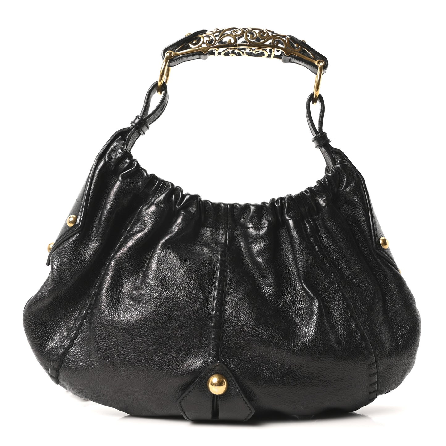 Calfskin Vincennes Mombasa Hobo Black