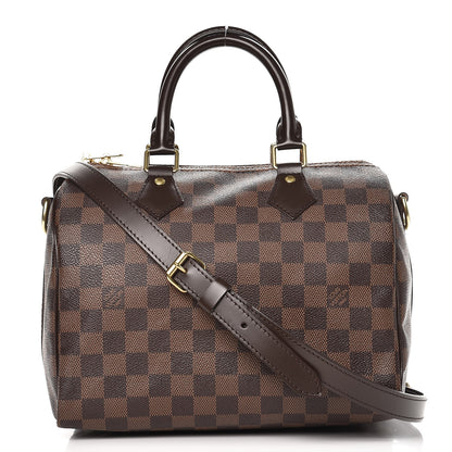 Louis Vuitton Damier Ebene Speedy Bandouliere 25 1 of 8