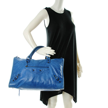 Balenciaga Chevre Classic Hardware Work French Bleu 2 of 9