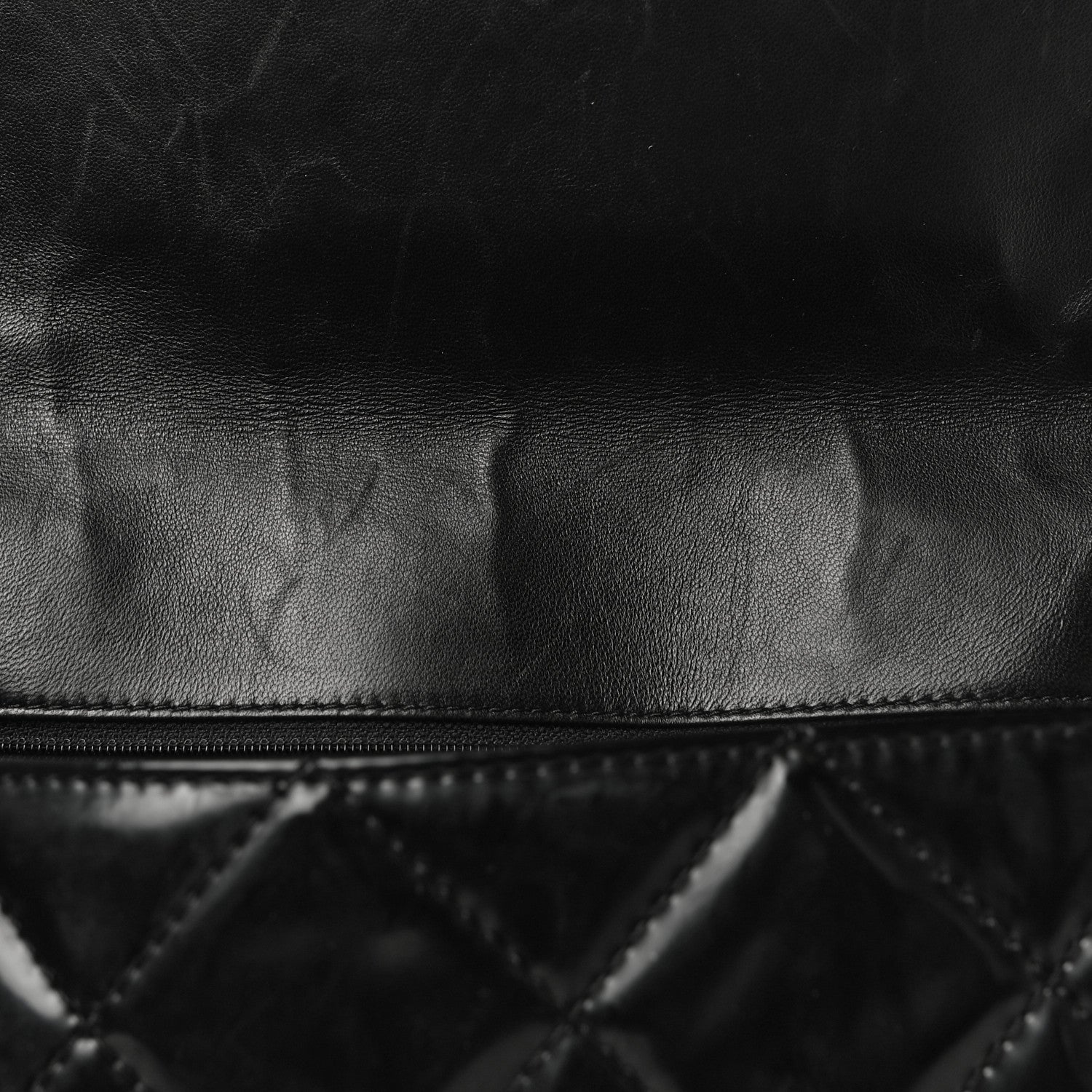 Chanel Vinyl Quilted In The Business Flap Bag Black 10 of 15