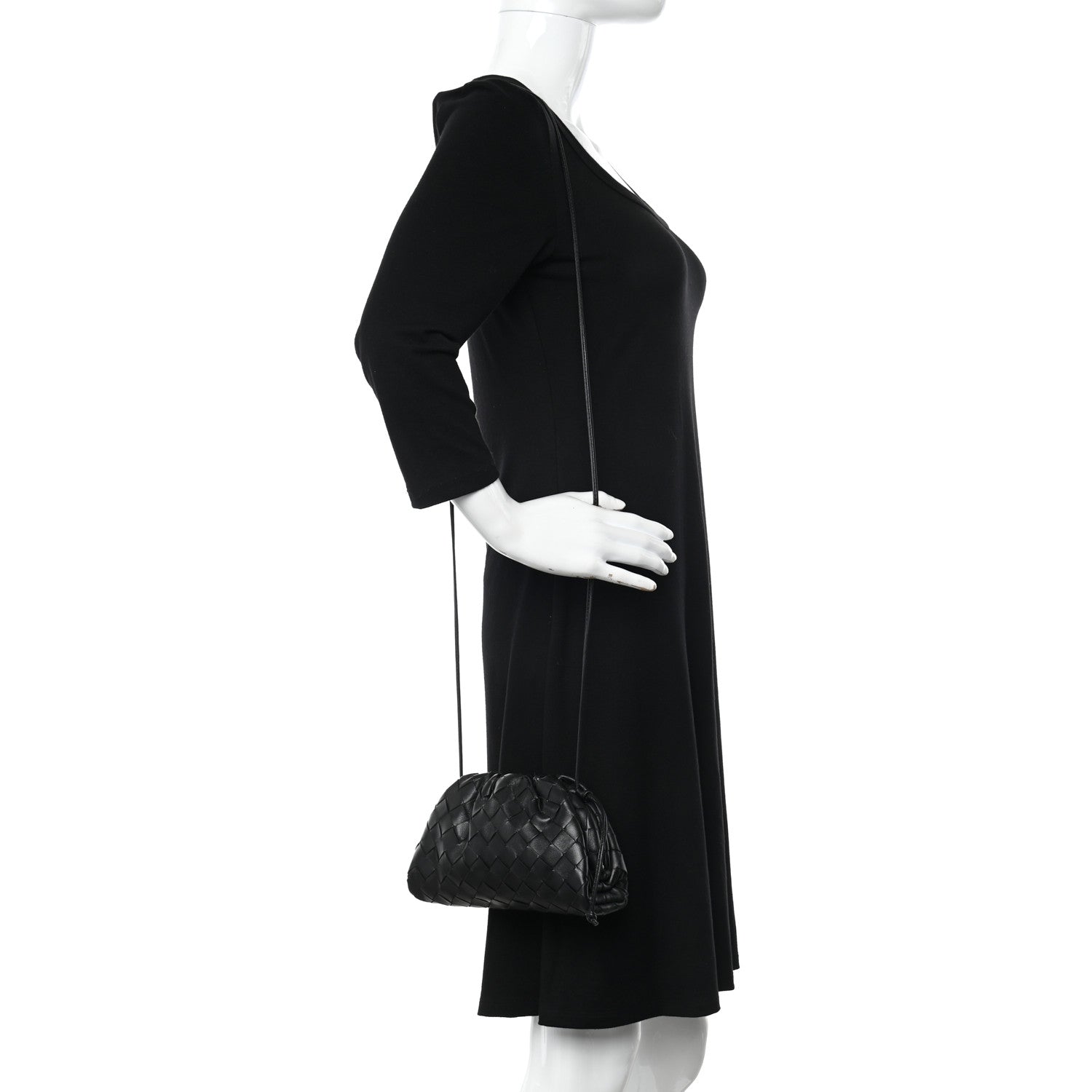 Bottega Veneta Nappa Intrecciato The Mini Pouch Black 2 of 10