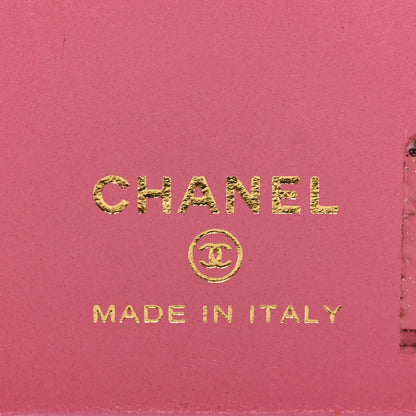Chanel Lambskin Quilted Pearl Crush iPhone XII Pro Holder With Chain Pink 6 of 8