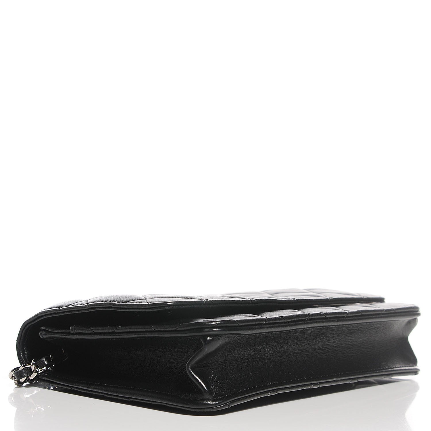 Chanel Lambskin Quilted Wallet on Chain WOC Black 4 of 9
