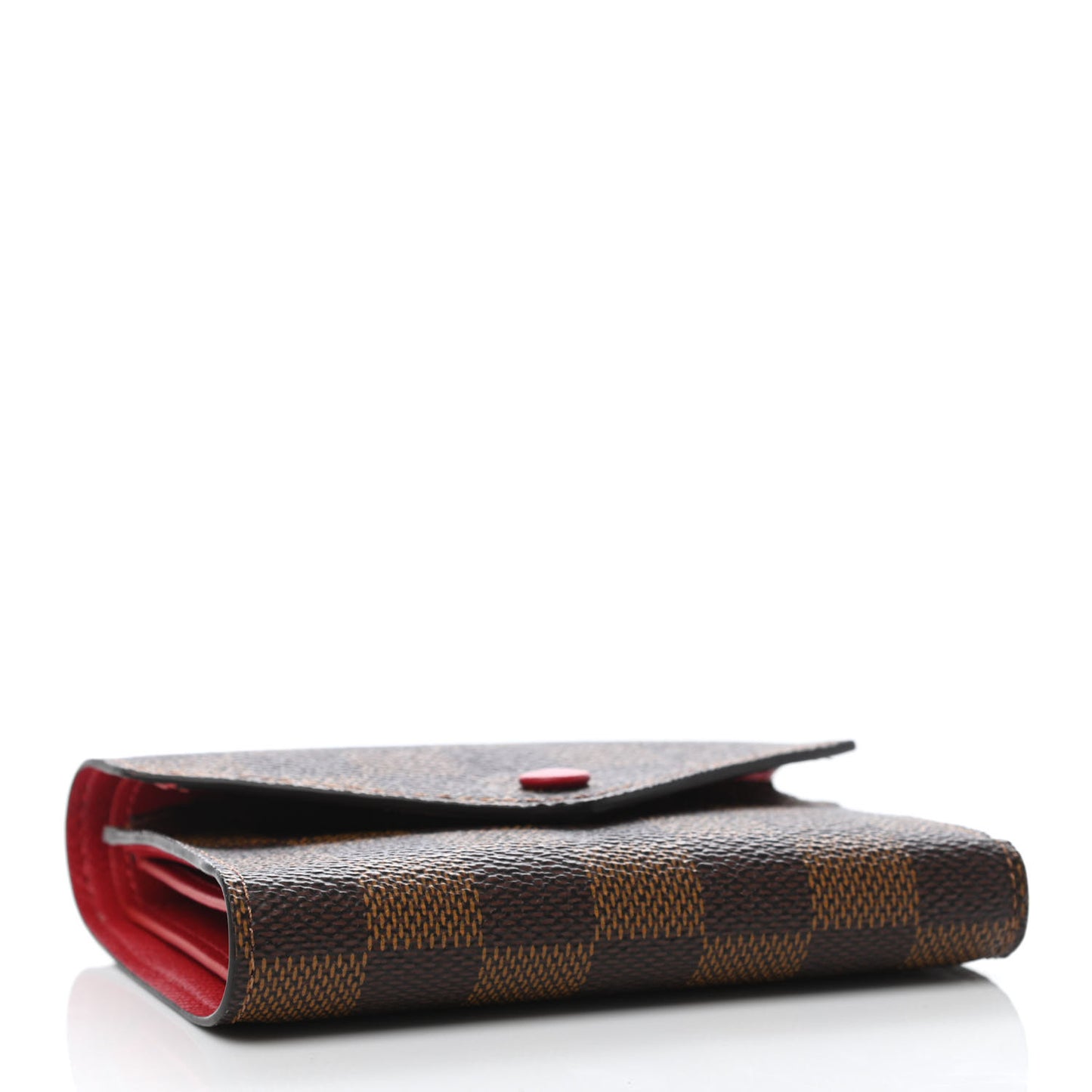 Damier Ebene Victorine Wallet Cherry
