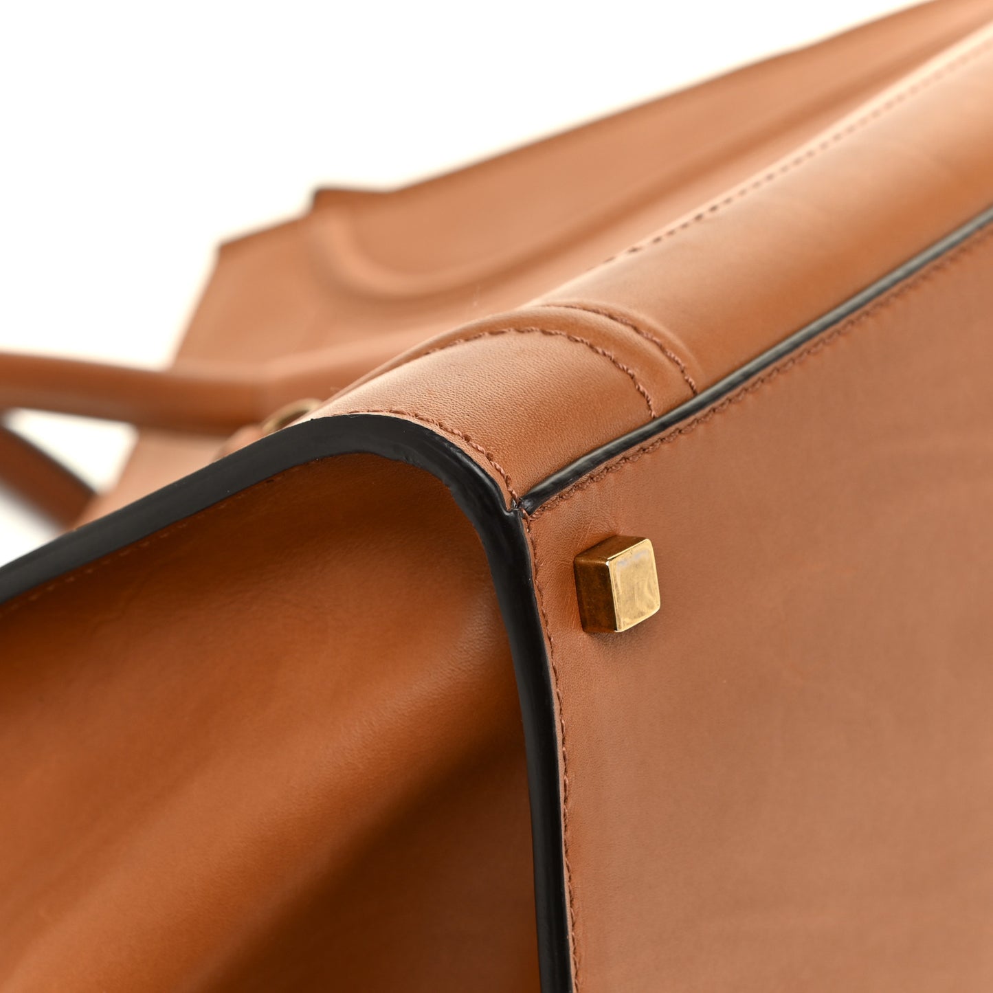 Smooth Calfskin Medium Phantom Luggage Tan