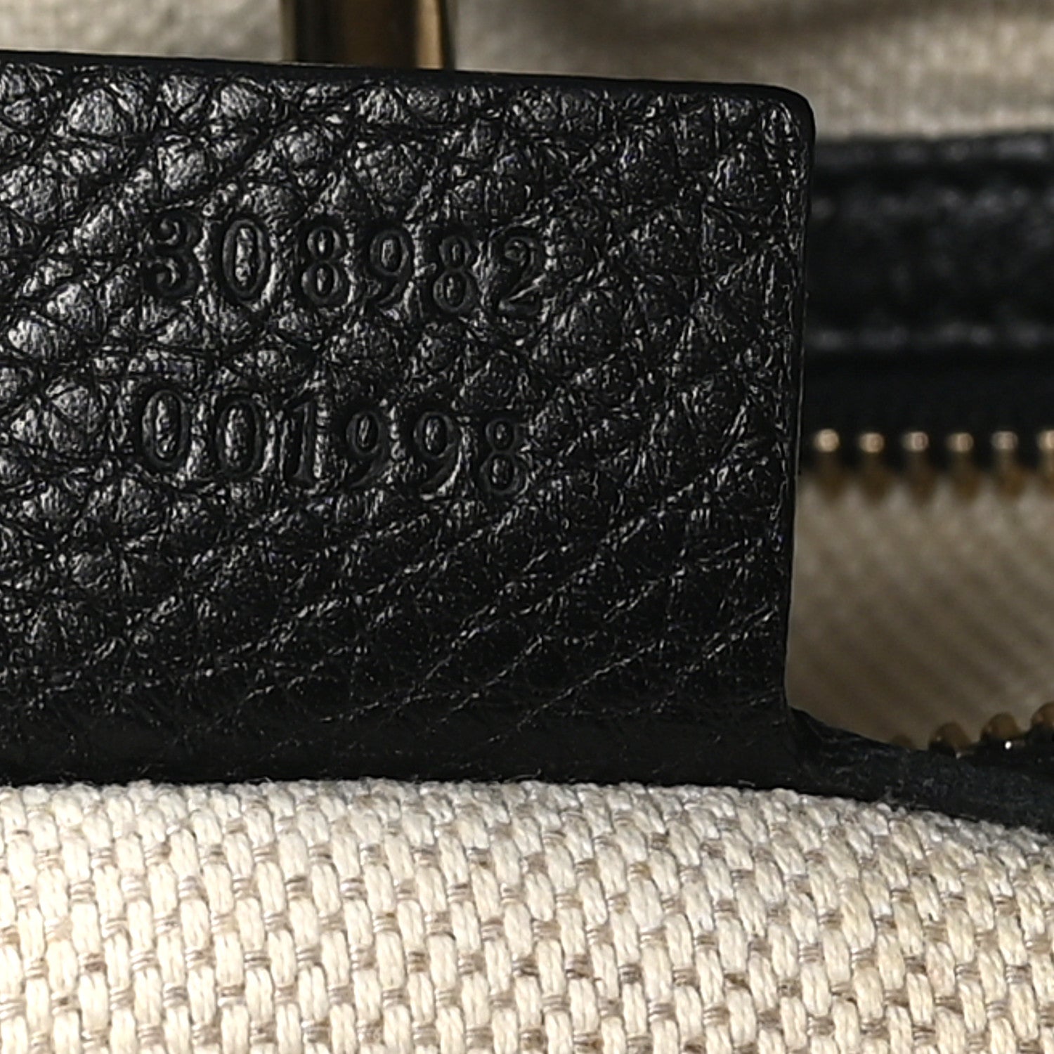 Gucci Pebbled Calfskin Medium Soho Chain Shoulder Bag Black 6 of 10
