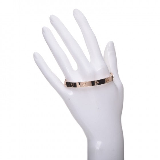18K Pink Gold LOVE Bracelet 17