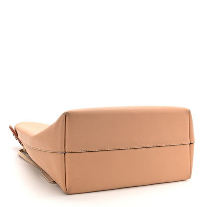 Louis Vuitton Calfskin Lockme Hobo Beige 4 of 10