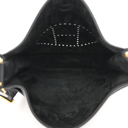 Hermes Taurillon Clemence Evelyne III PM Black 5 of 10