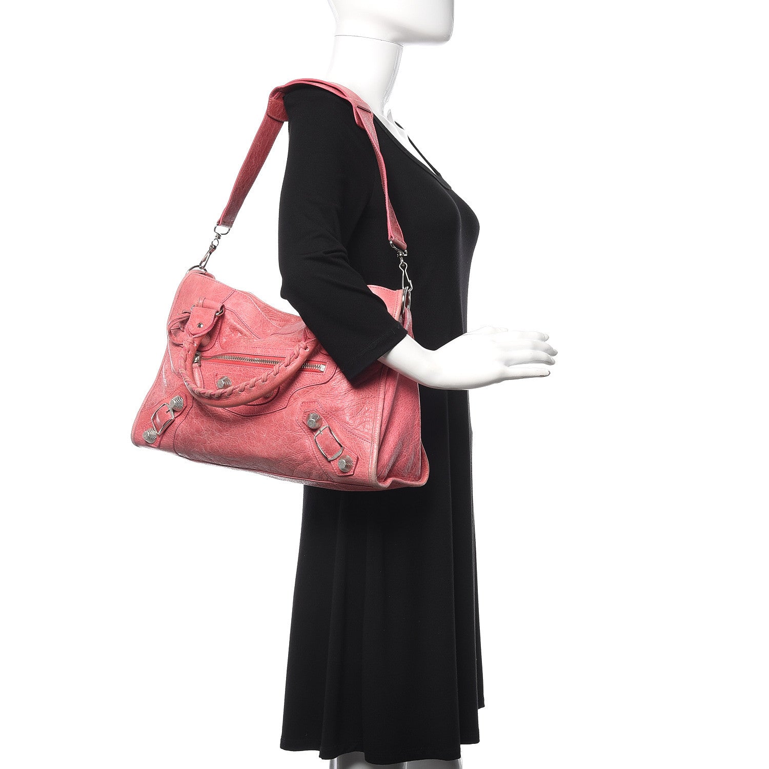 Balenciaga Agneau Giant 21 Silver Hardware City Grenadine 2 of 14