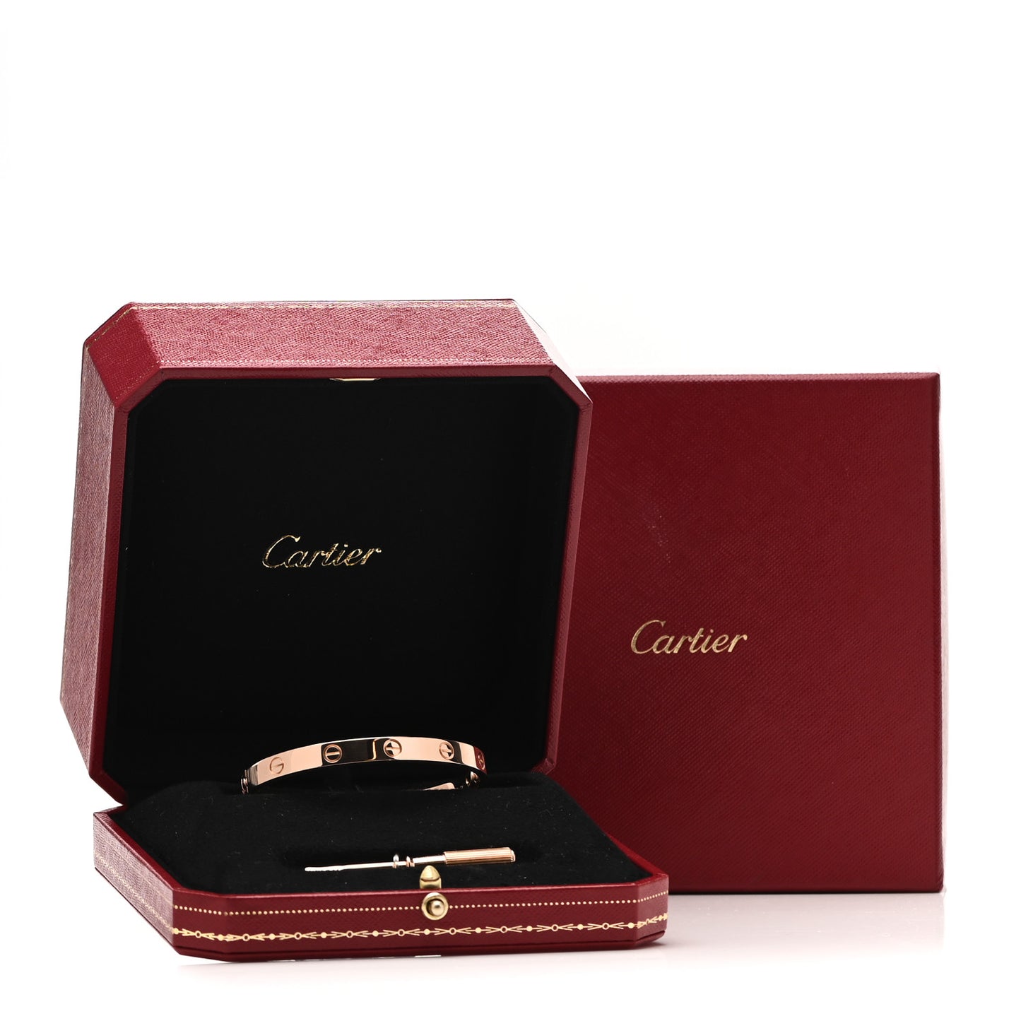 18K Pink Gold LOVE Bracelet 17