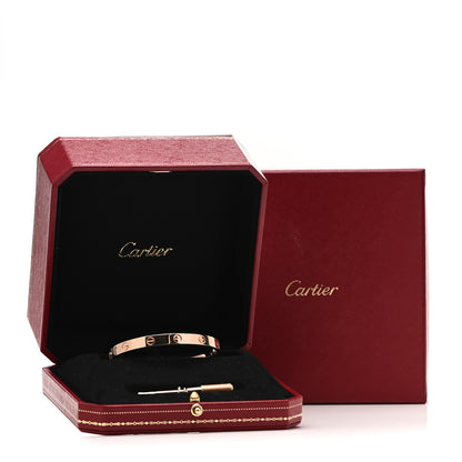 Cartier 18K Pink Gold LOVE Bracelet 17 6 of 6