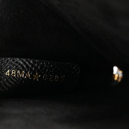 Christian Dior Grained Calfskin Caro Double Pouch Black 7 of 10