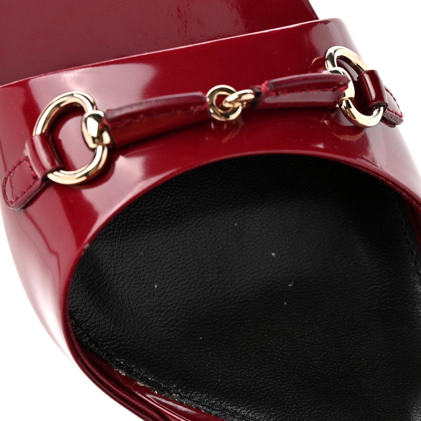 Nappa Regent Strappy Horsebit Sandals 39 Maple Red