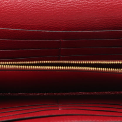 Hermes Swift Ghillies Kelly Longue Wallet Rouge Grenat 5 of 11
