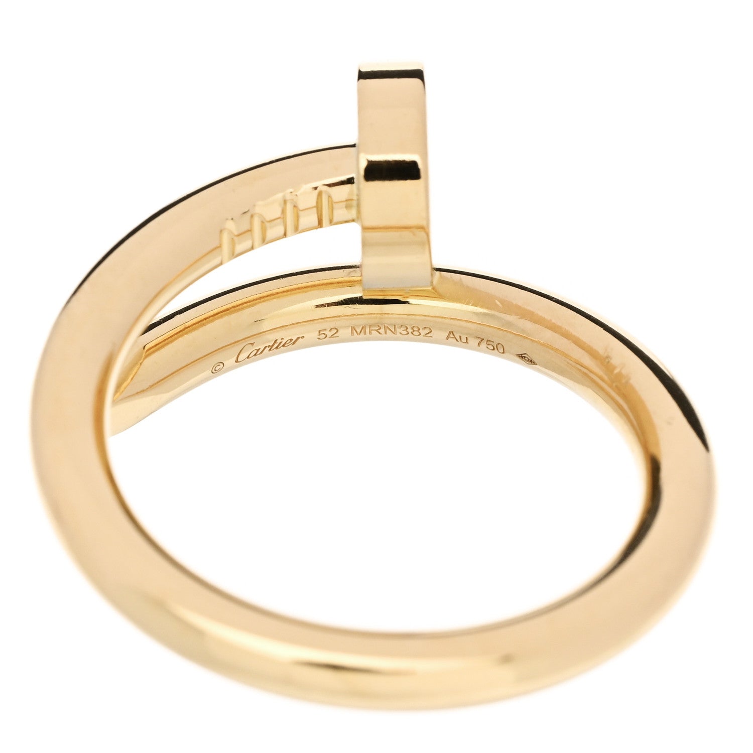 Cartier 18K Yellow Gold Juste Un Clou Ring 52 6 5 of 6