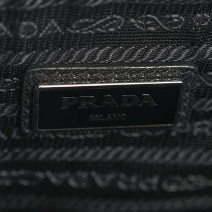 Prada Re-Nylon Saffiano Travel Brique Crossbody Bag Black 6 of 14
