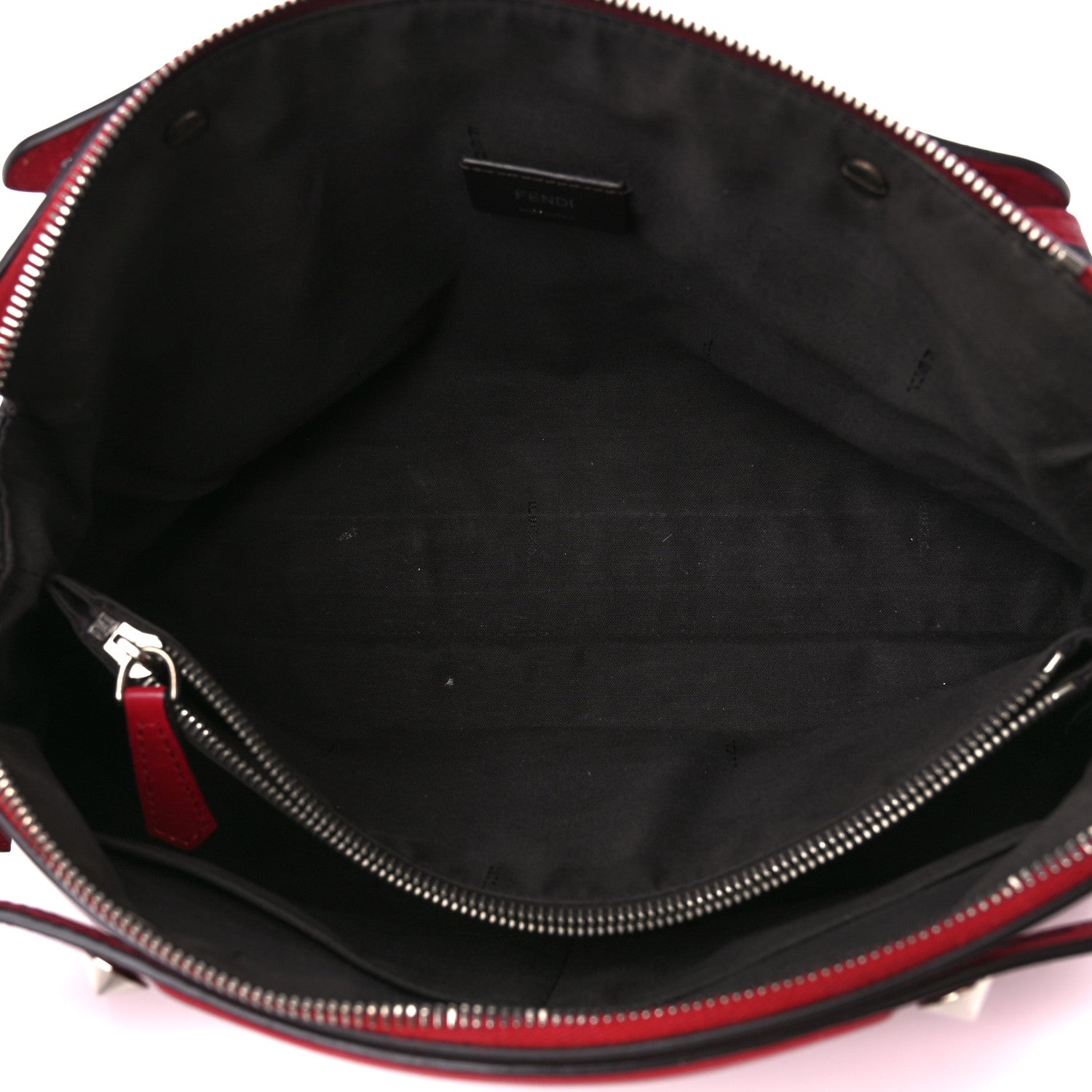 Fendi Vitello Dolce Marmol Large By The Way Boston Bag Ciliegia 5 of 10