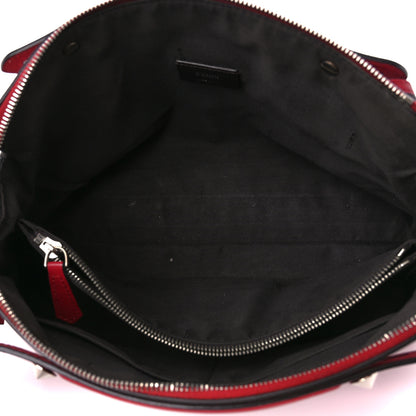 Fendi Vitello Dolce Marmol Large By The Way Boston Bag Ciliegia 5 of 10