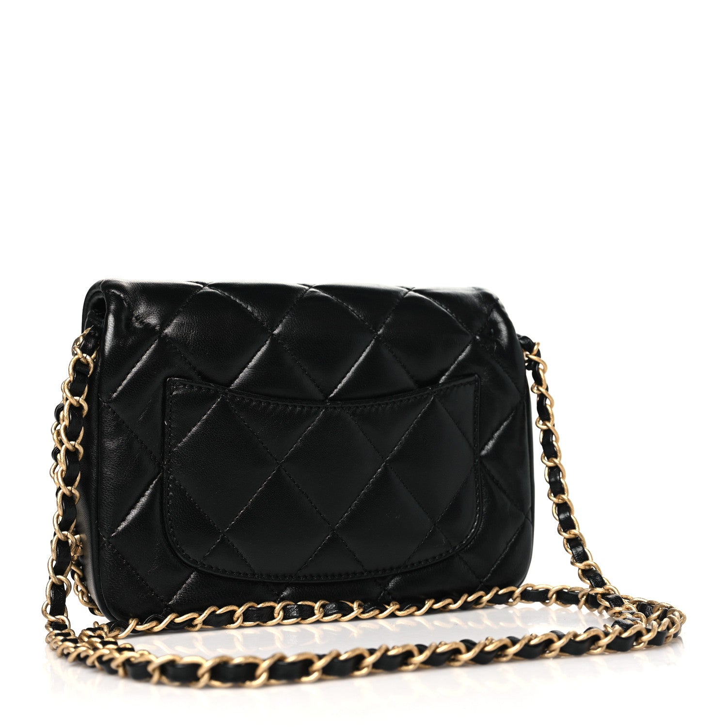 Chanel Lambskin Quilted CC Small Dynasty Flap Black 3 of 11