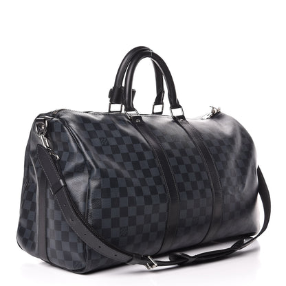 Louis Vuitton Damier Cobalt Keepall Bandouliere 45 3 of 11