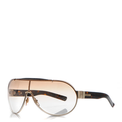 Gucci Aviator Shield Sunglasses 1830/S Brown 1 of 5