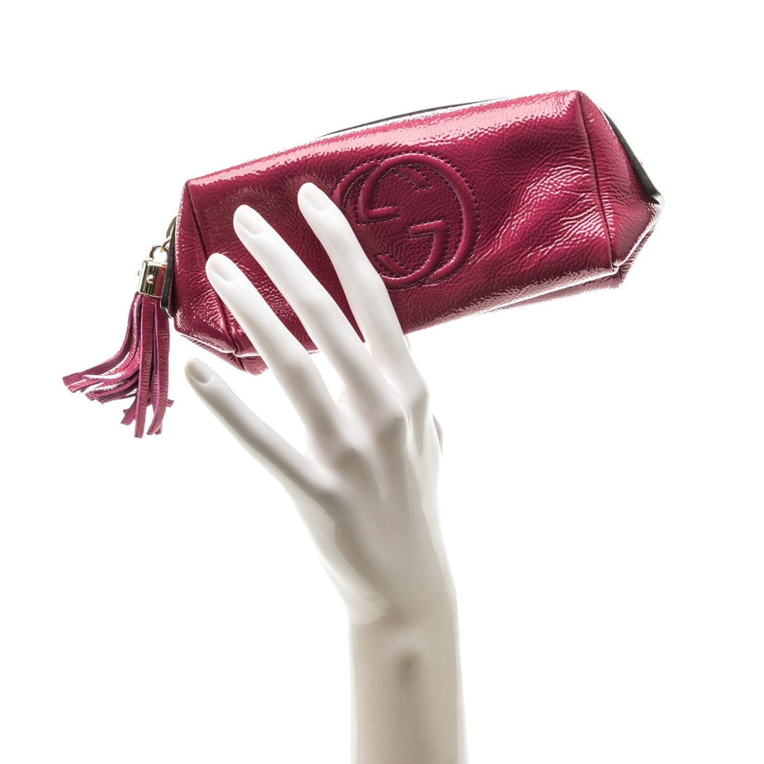 Gucci Vernice Naplack Small Soho Cosmetic Case Bright Bouganville 2 of 7