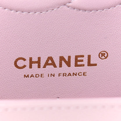Chanel Caviar Quilted Medium Double Flap Light Pink 6 of 9