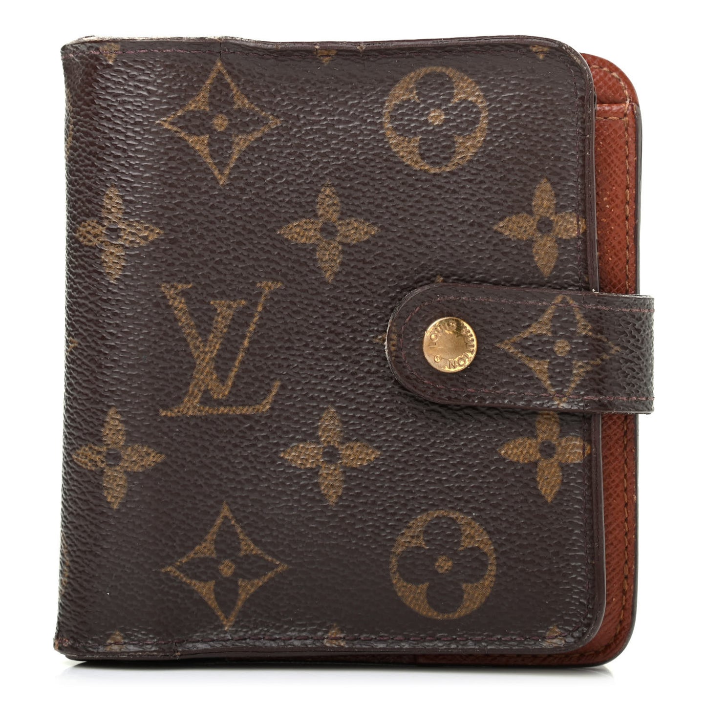 Monogram Compact Zippe Zipped Wallet