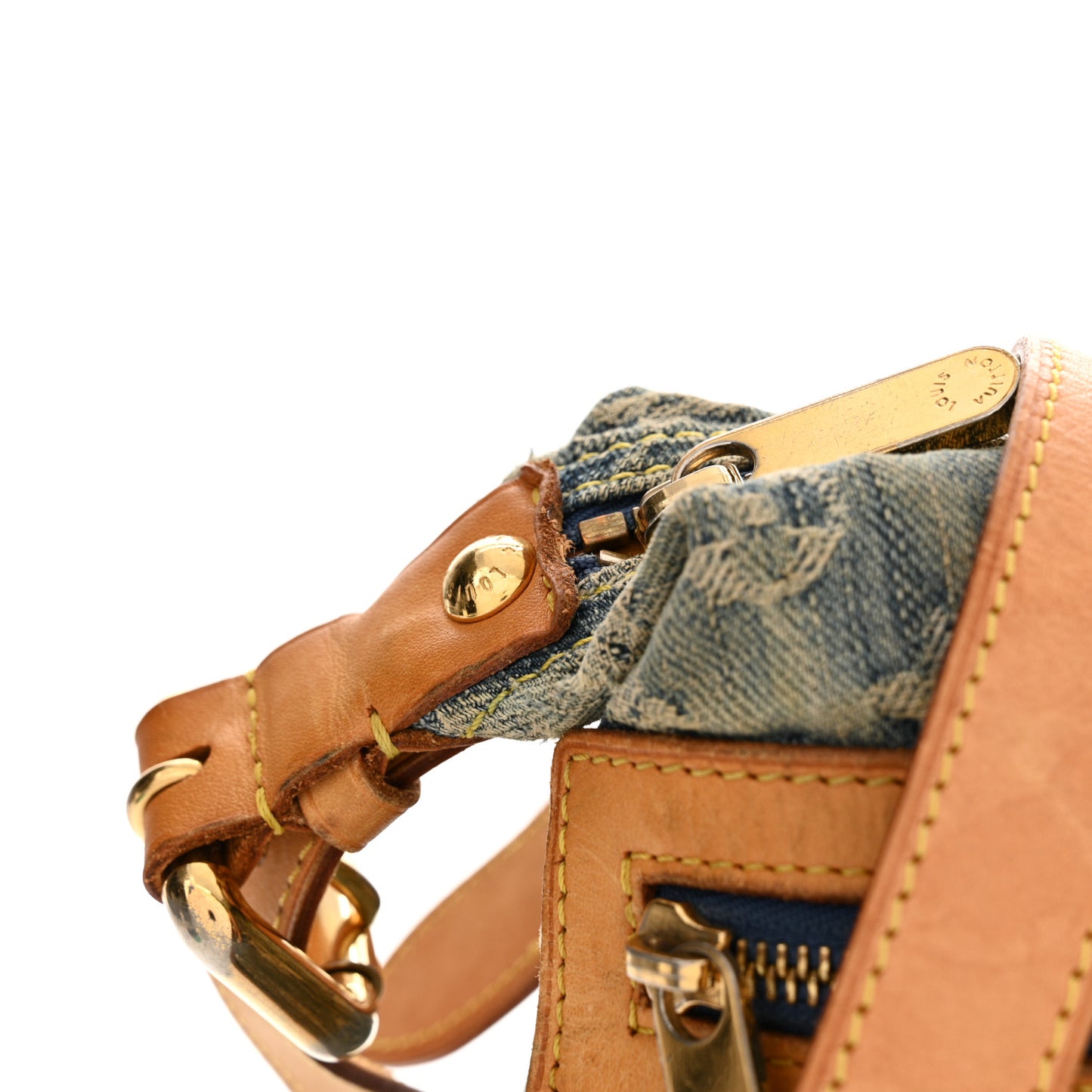 Monogram Denim Baggy PM Blue