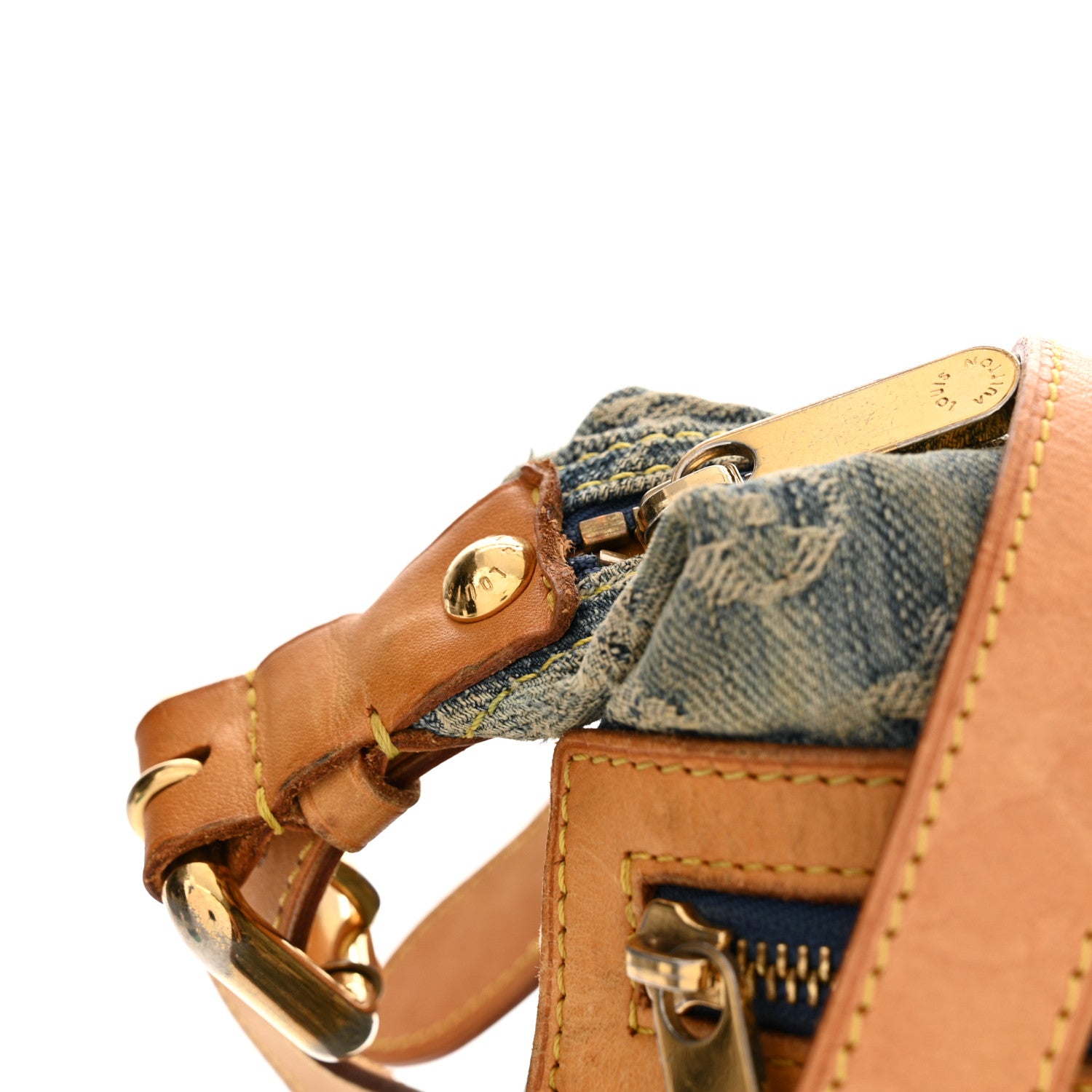 Louis Vuitton Monogram Denim Baggy PM Blue 14 of 17