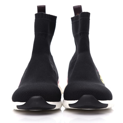 Louis Vuitton Stretch Fabric Aftergame Wave Sneaker Boots 37 Black 2 of 10