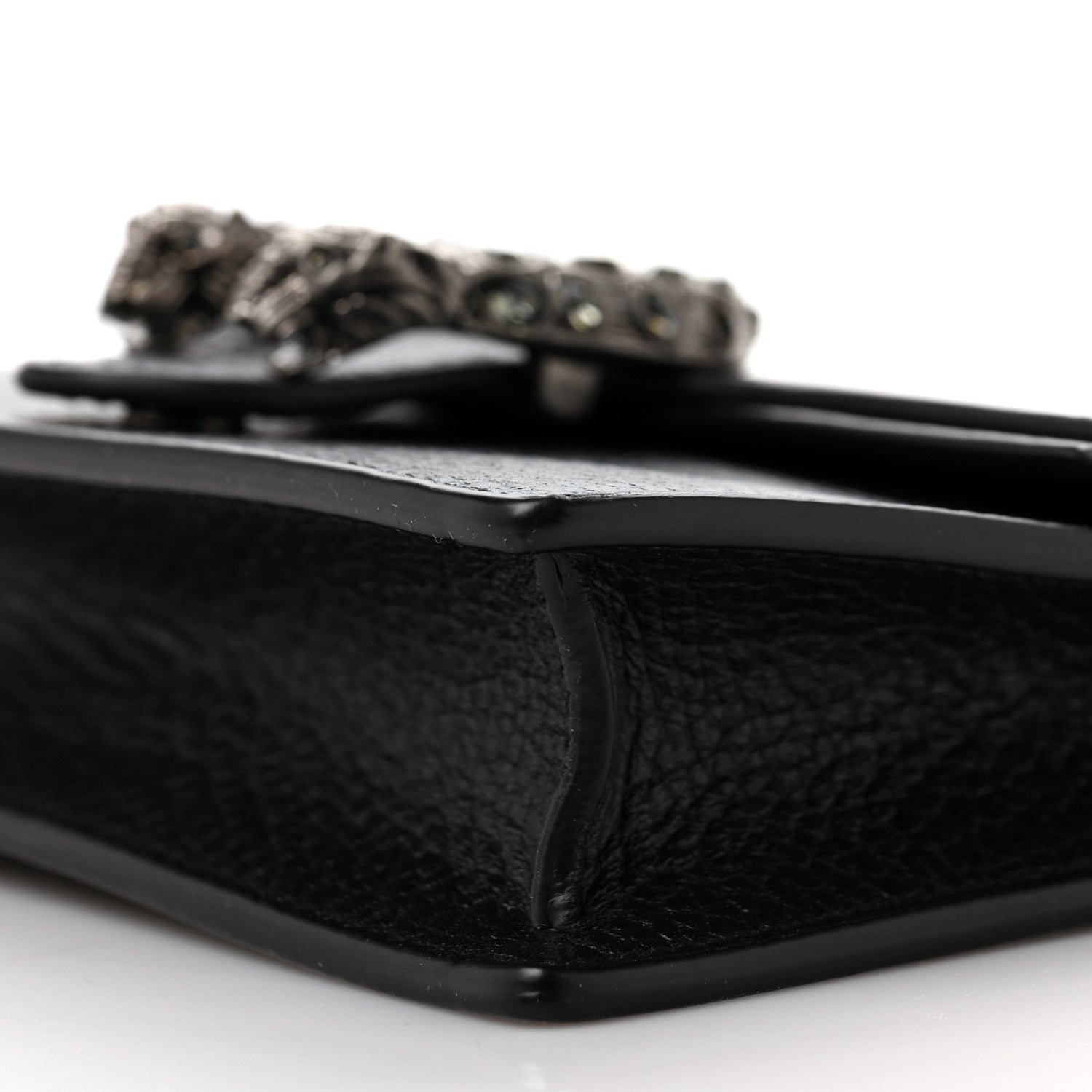 Gucci Calfskin Super Mini Dionysus Shoulder Bag Black 8 of 8