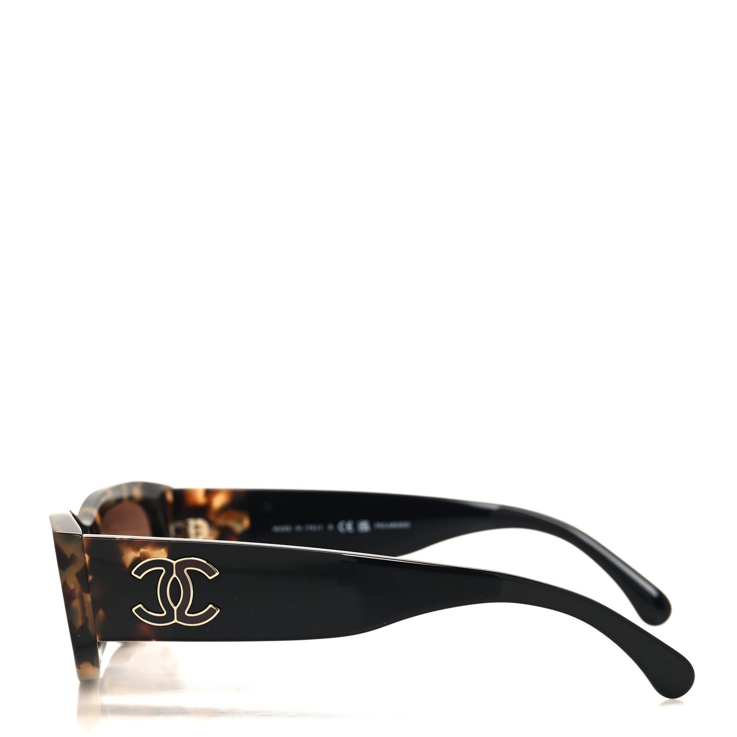 Acetate Polarized Rectangle Sunglasses 5525 Havana