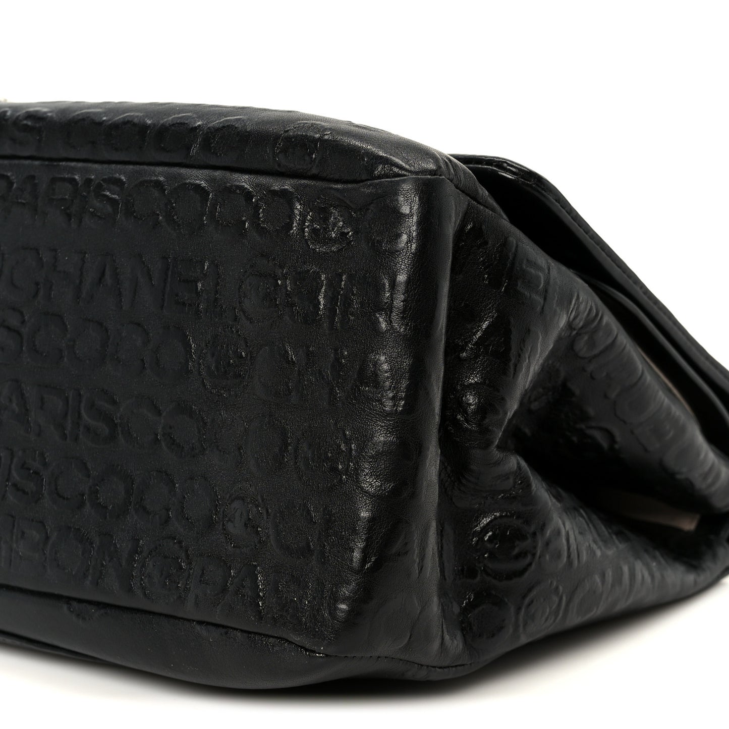 Calfskin Unlimited Jumbo Double Flap Black