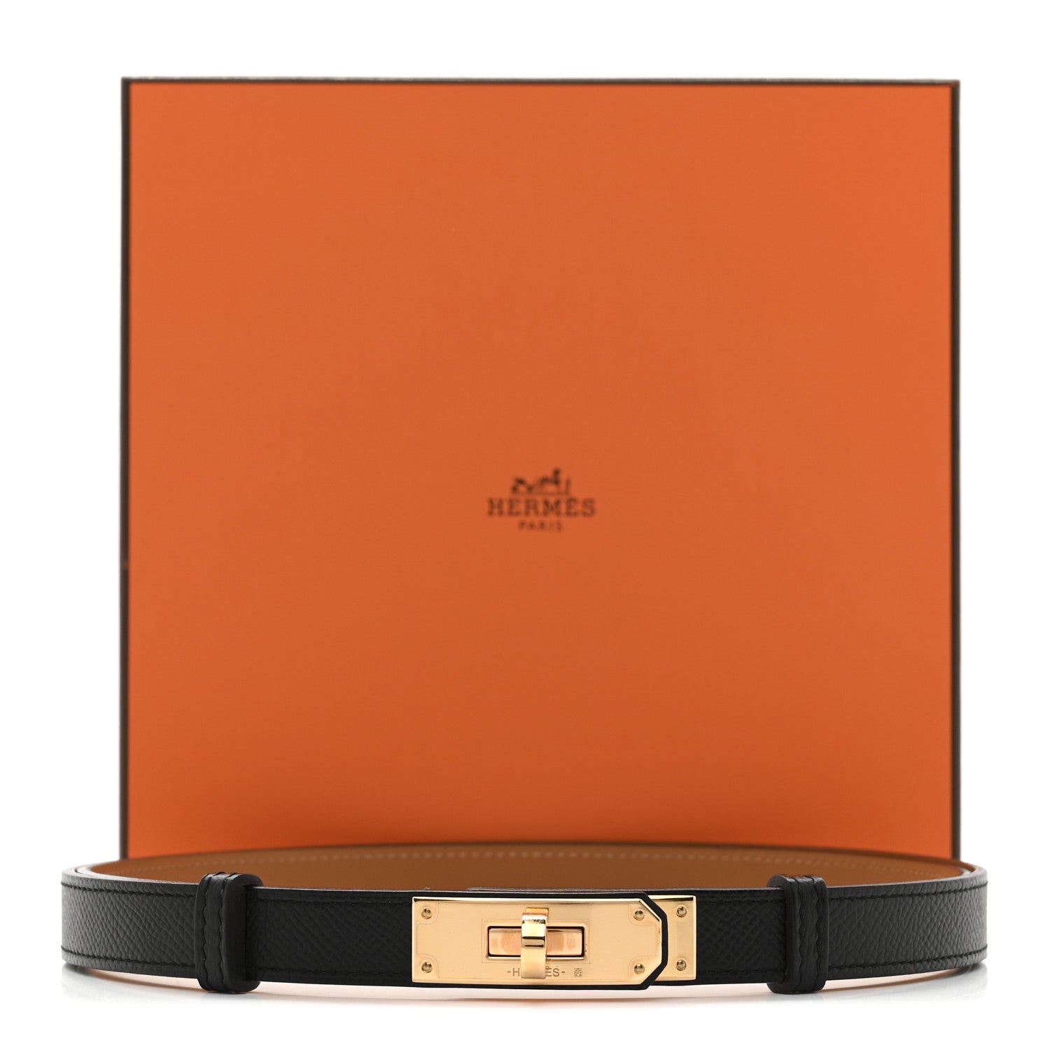 Hermes Epsom Kelly Belt Black 4 of 4