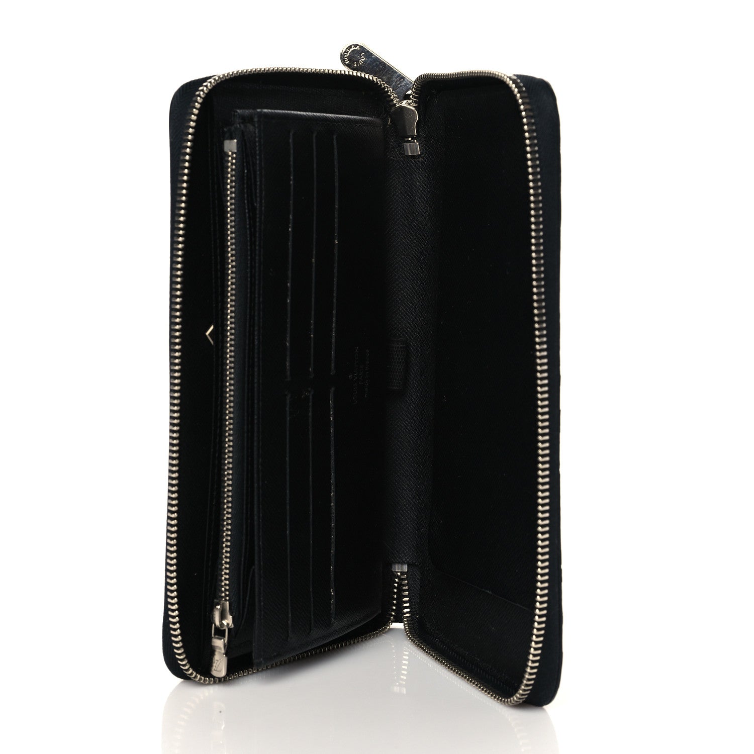 Louis Vuitton Epi Electric Zippy Organizer Wallet Black 5 of 9