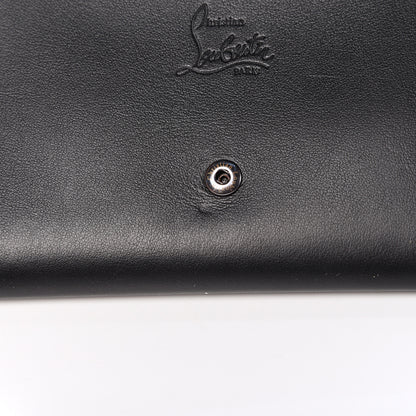 Christian Louboutin Calfskin Spikes Boudoir Wristlet Black 7 of 7