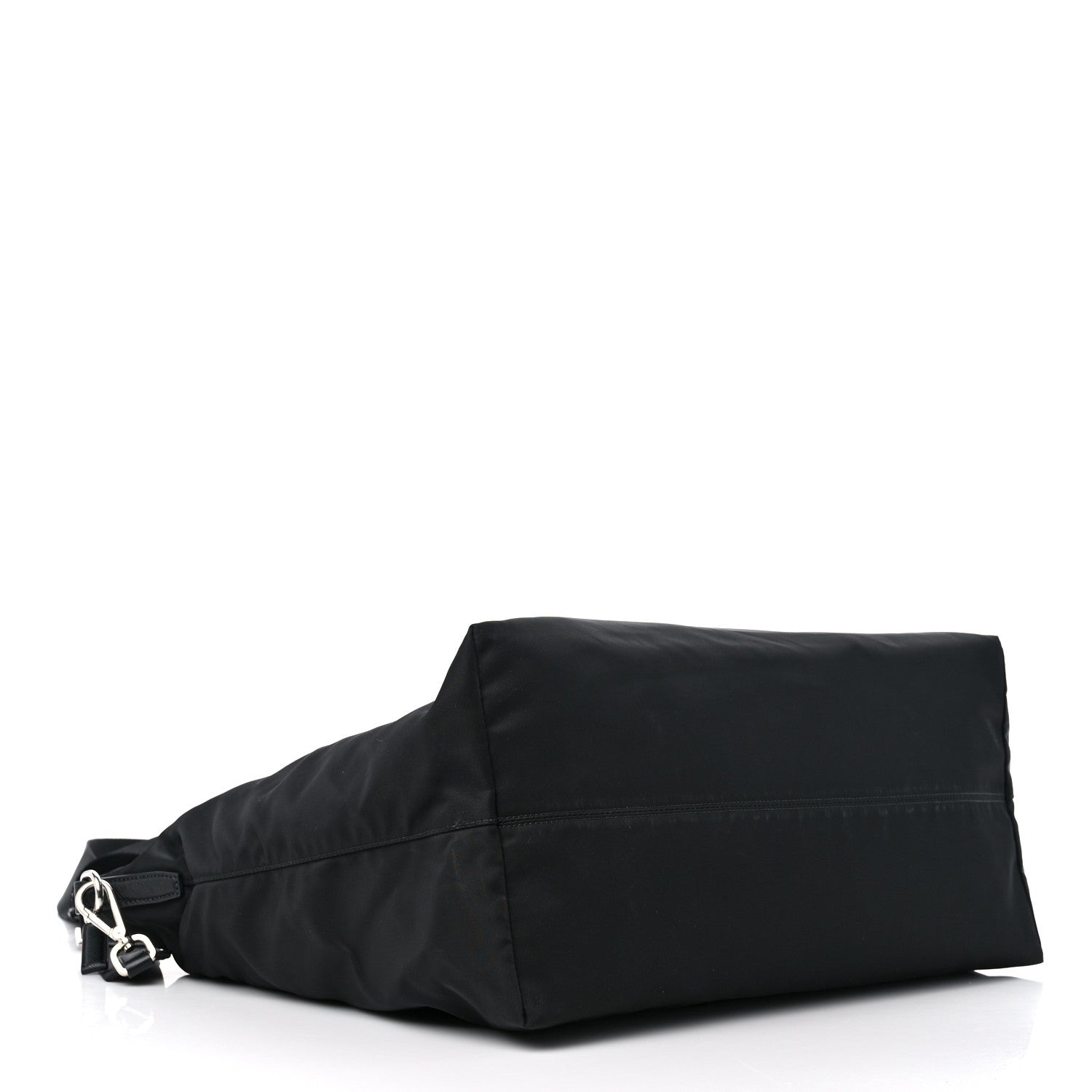 Prada Tessuto Nylon Vela Saffiano Tote Black 4 of 13