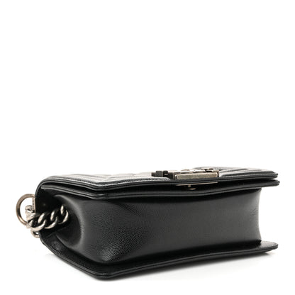 Chanel Caviar Quilted Small Boy Flap Black 4 of 10