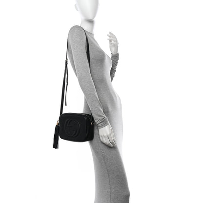 Gucci Pebbled Calfskin Small Soho Disco Bag Black 2 of 11