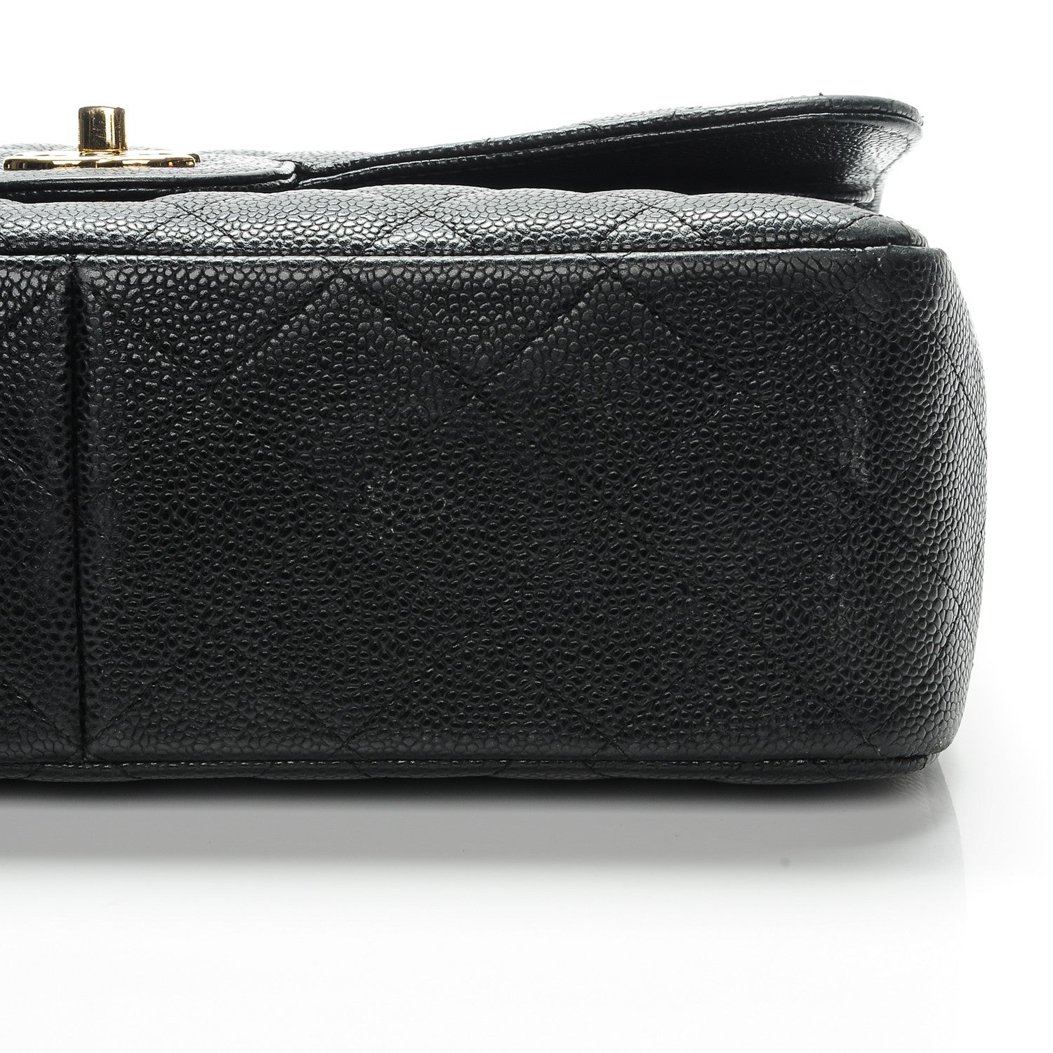 Chanel Caviar Quilted Jumbo Double Flap Black 9 of 11