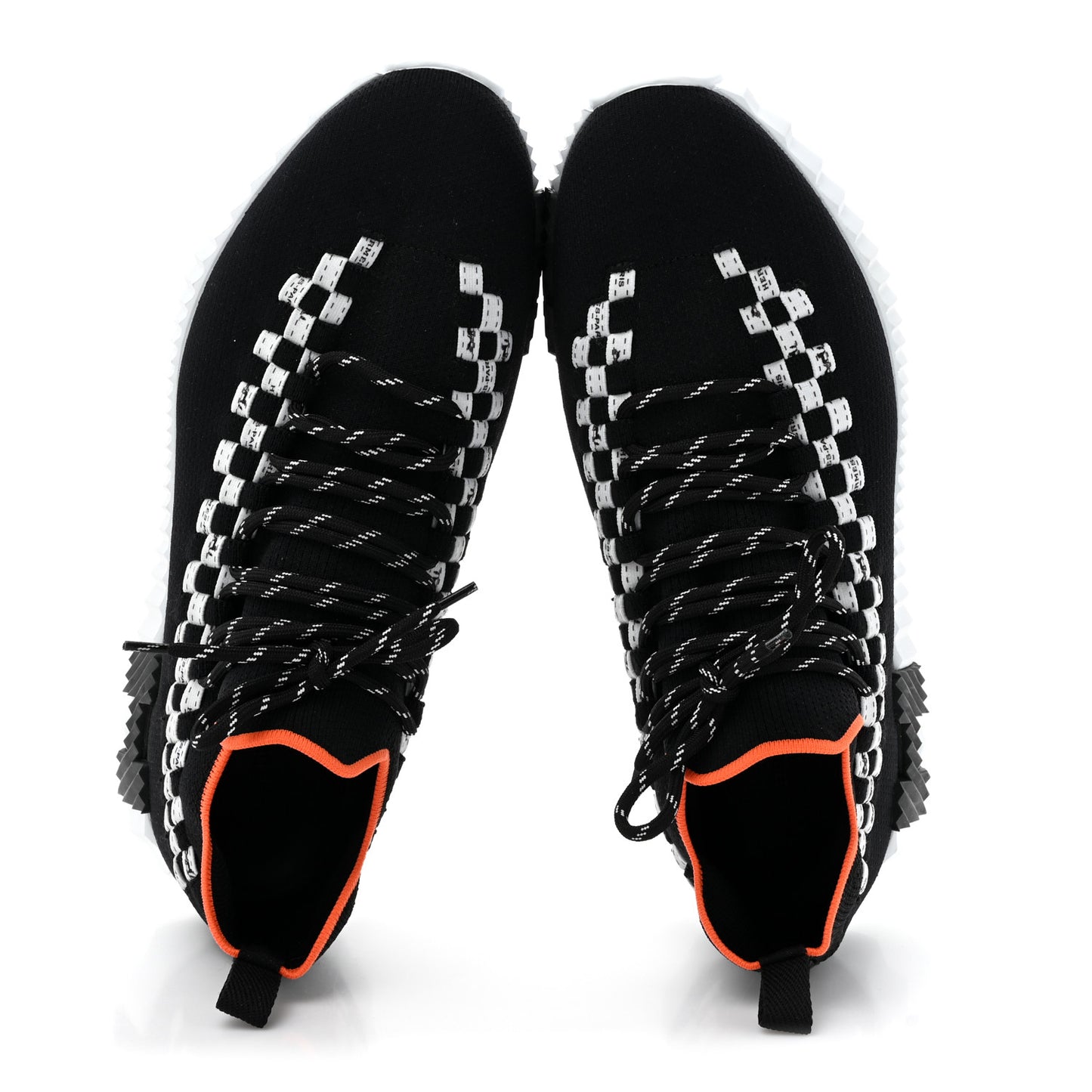 Knit Bolduc Mens Flex Sneakers 43 Black White