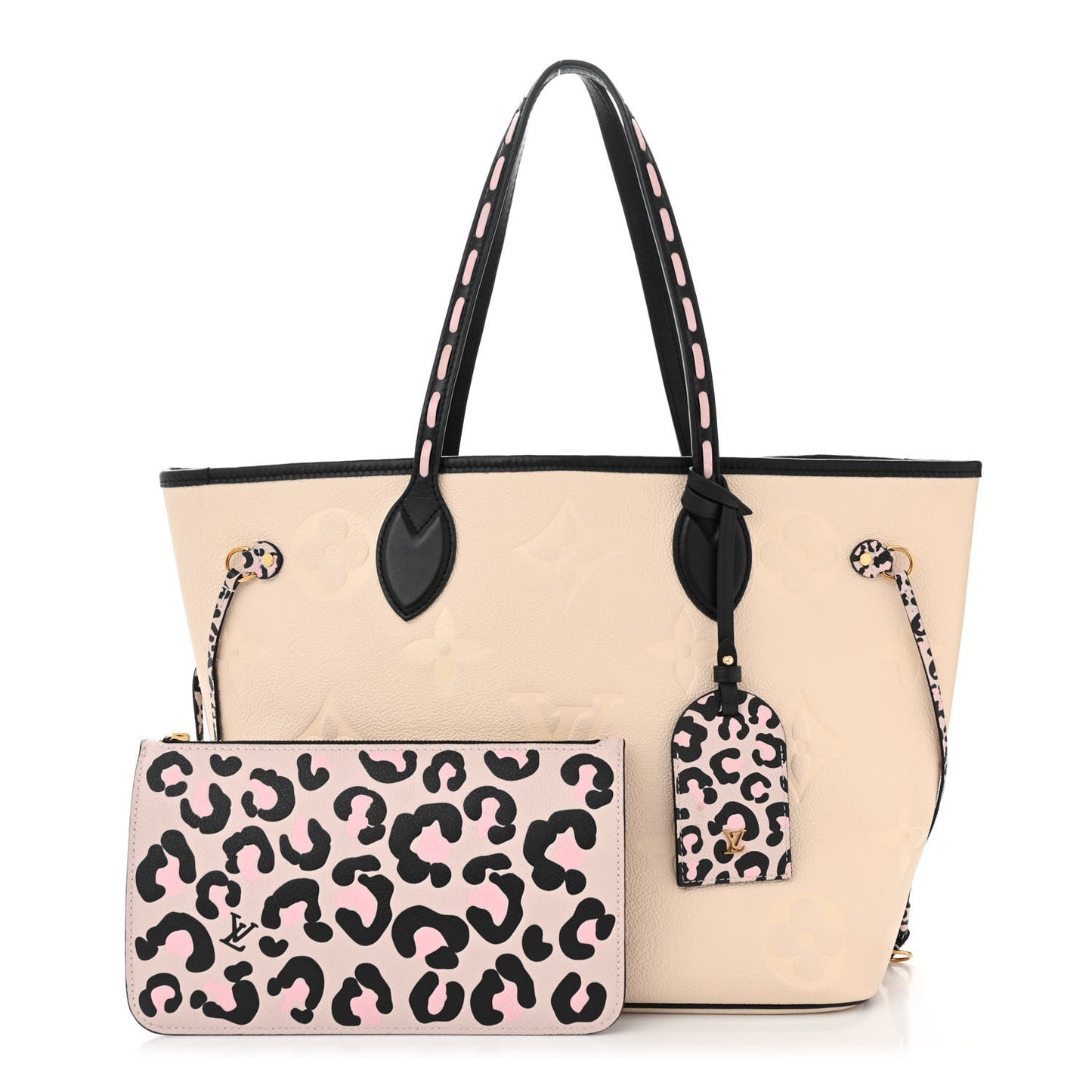 Empreinte Monogram Giant Wild at Heart Neverfull MM Creme