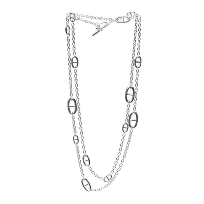 Hermes Sterling Silver Farandole Necklace 120 3 of 5