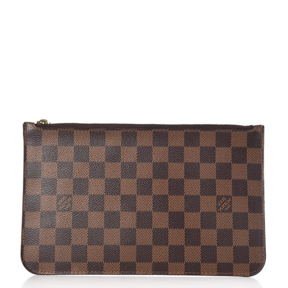 Louis Vuitton Damier Ebene Neverfull MM GM Pochette 1 of 9