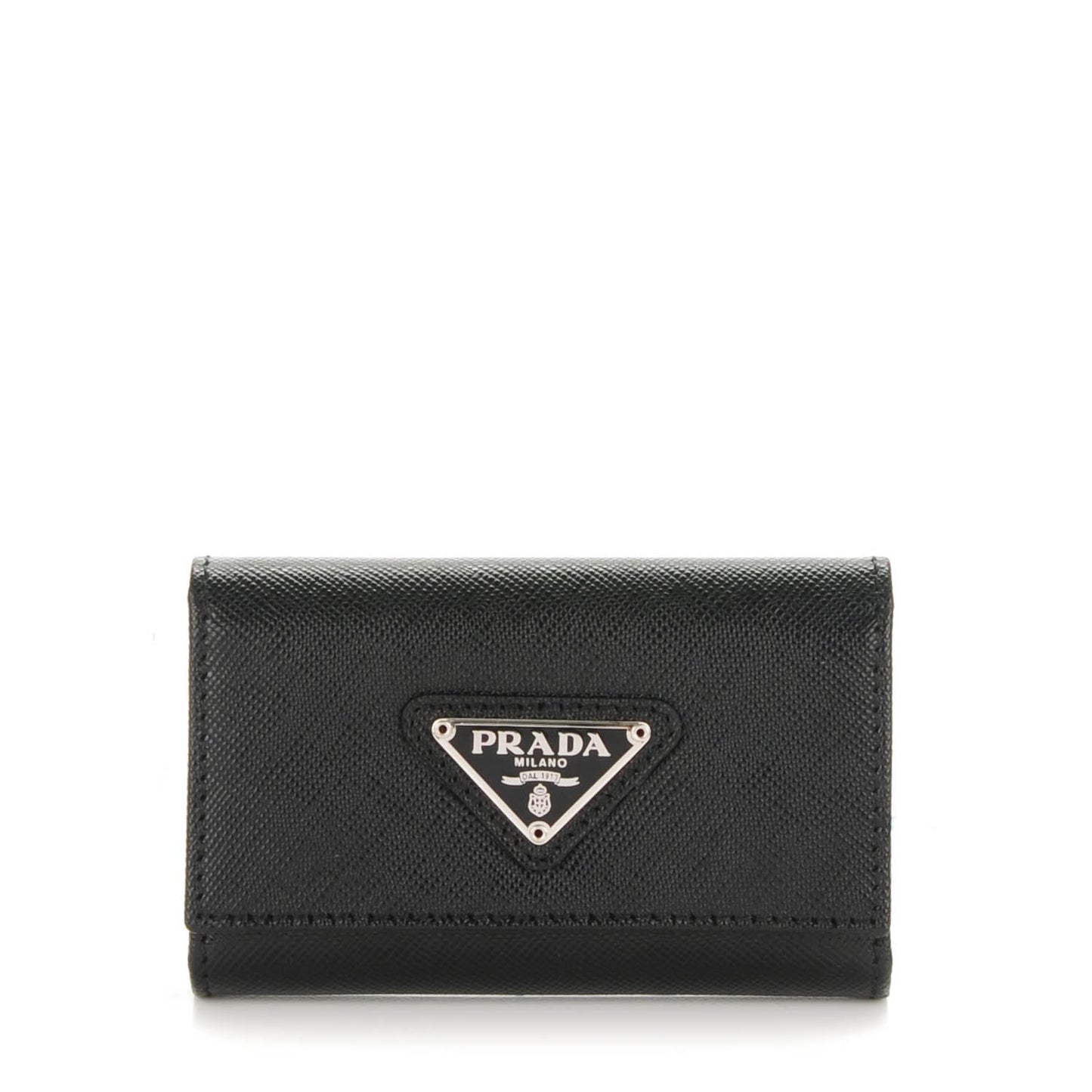 Saffiano 6 Key Holder Nero Black