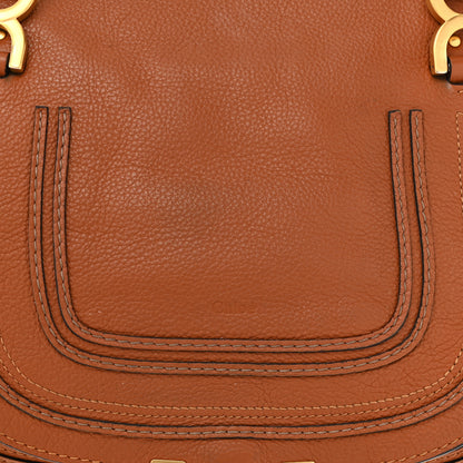 Chloe Calfskin Medium Marcie Satchel Tan 8 of 12