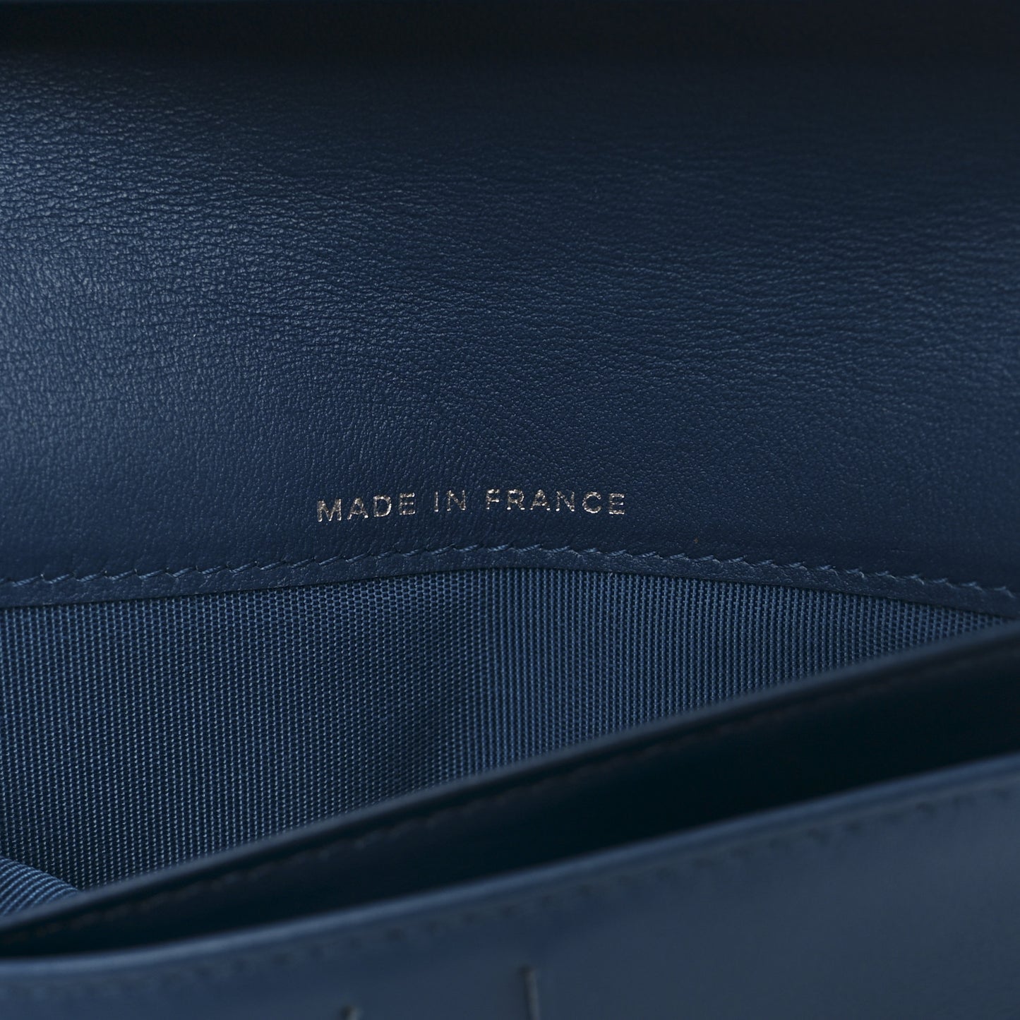 Patent CC Trousse Maquil Yen Wallet Blue